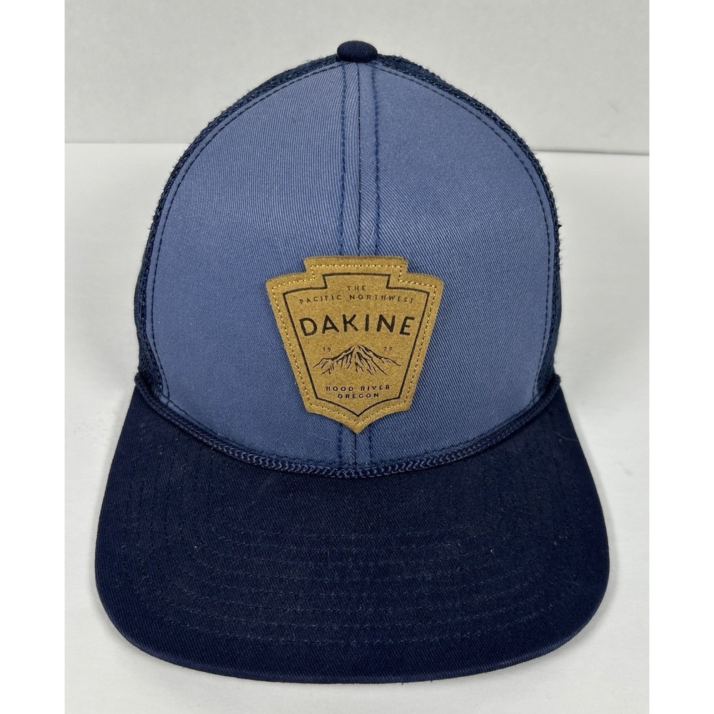 Dakine Pacific Northwest Hood River Oregon Patch Hat Blue Trucker Adjustable